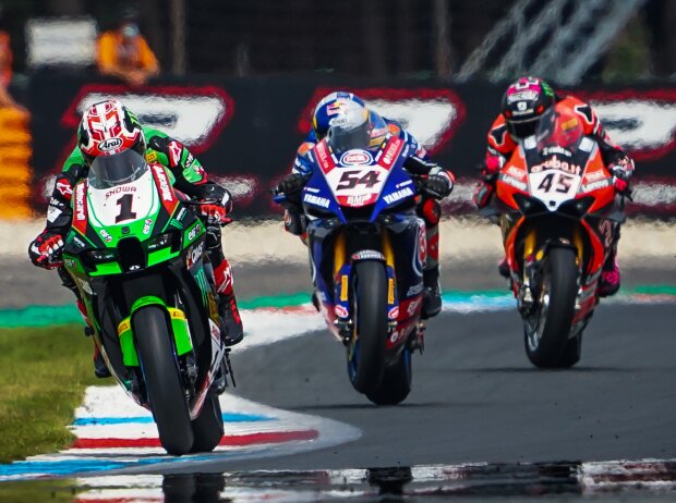 Jonathan Rea; Toprak Razgatlioglu; Scott Redding