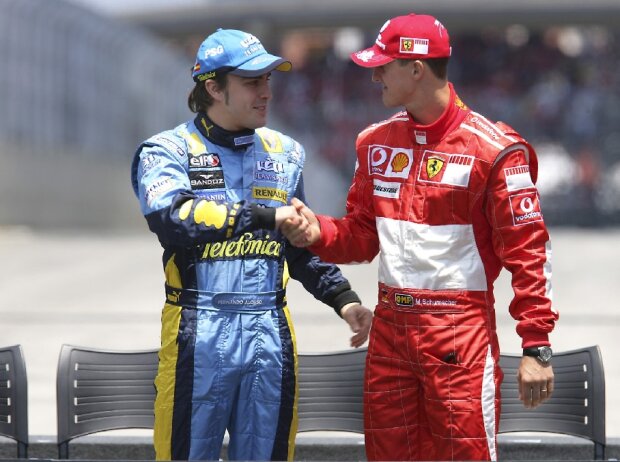 Fernando Alonso, Michael Schumacher Fernando Alonso, Michael Schumacher