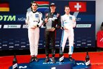 Luca Stolz, Kelvin van der Linde (Abt-Audi) und Philip Ellis (Winward-Mercedes) 