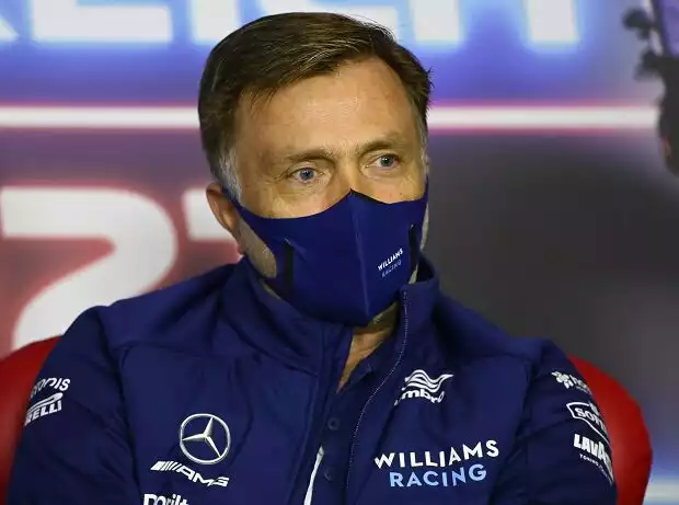 Titel-Bild zur News: Williams-Teamchef Jost Capito in der Pressekofnerenz zum Großen Preis von Österreich in Spielberg