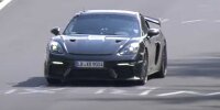 Porsche 718 Cayman GT4 RS testet auf dem Nürburgring