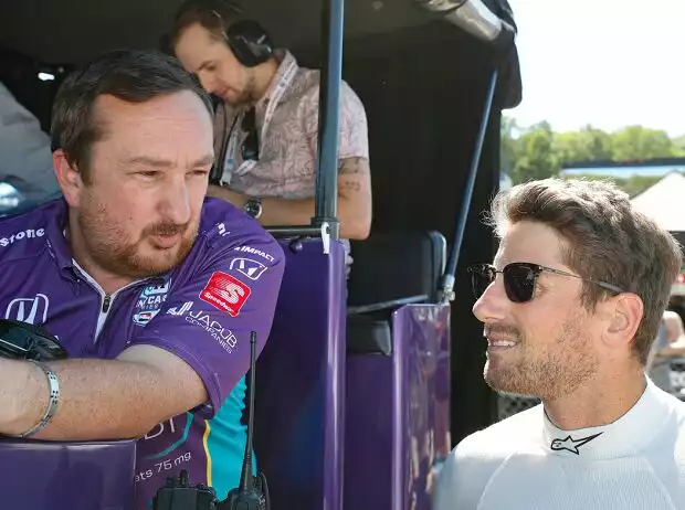 Romain Grosjean mit Olivier Boisson Titel-Bild zur News: Romain Grosjean mit Olivier Boisson