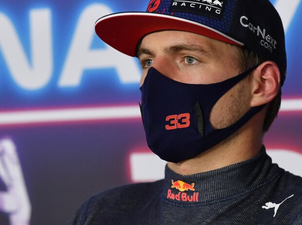 Titel-Bild zur News: Max Verstappen aus dem Team Red Bull in der Pressekonferenz zum Grand Prix von Ungarn der Formel 1 2021