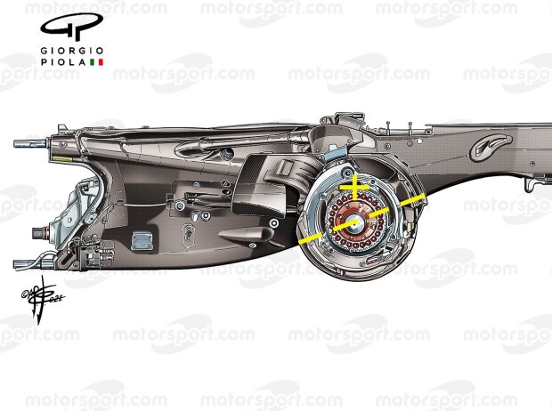 Ferrari-Getriebe 2021 am SF21 in der Formel 1