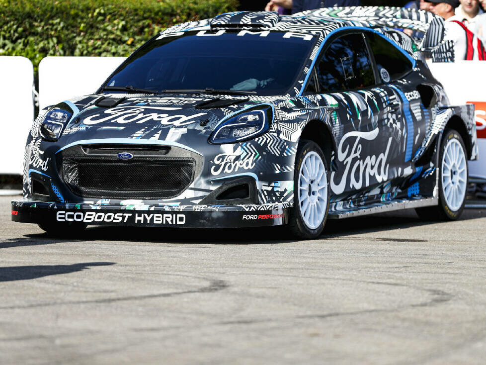 Ford Puma von M-Sport auf Rally1-Basis für die WRC-Saison 2022