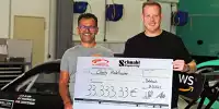 Sven Schnabl, Spende, Scheck