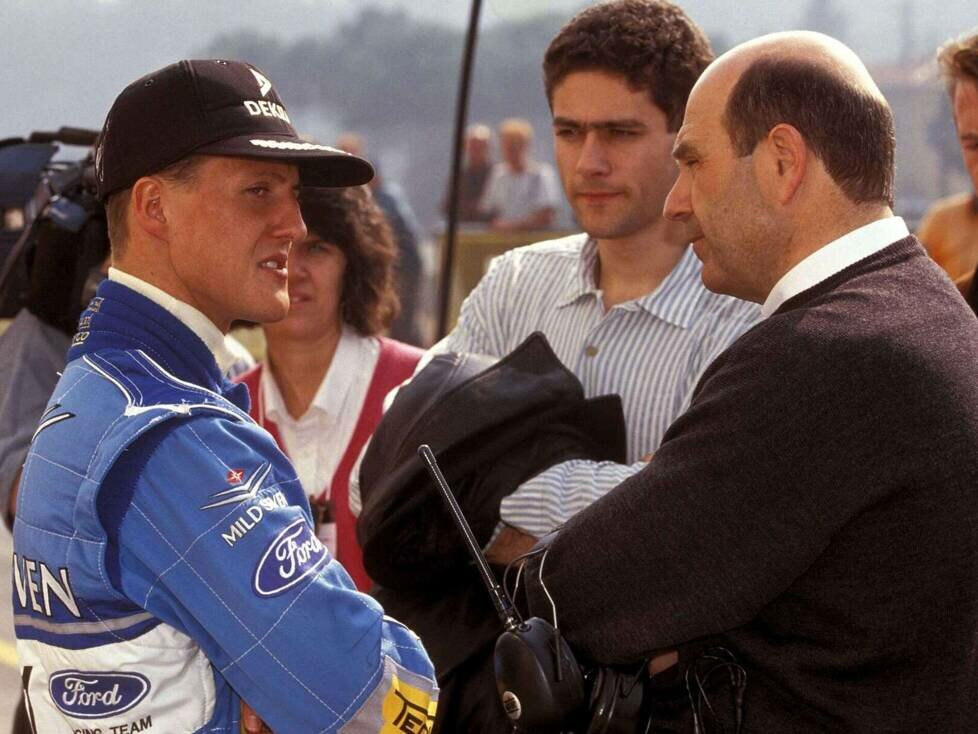 Peter Sauber mit Michael Schumacher 1994