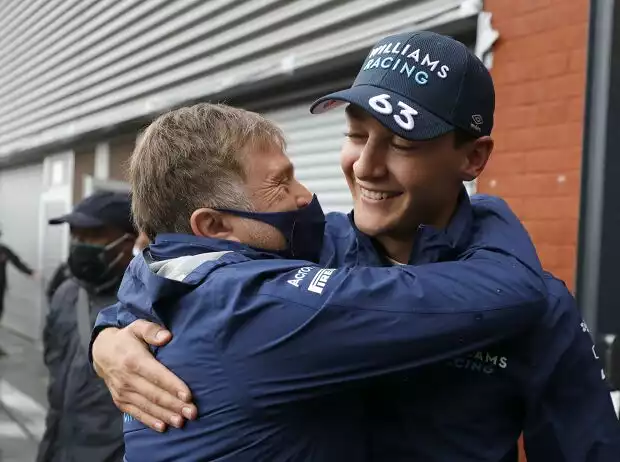George Russell, Jost Capito Titel-Bild zur News: George Russell, Jost Capito