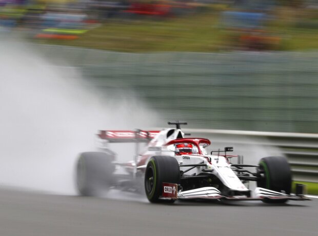 Titel-Bild zur News: Kimi Räikkönen im Alfa Romeo C41 im Qualifying zum Grand Prix von Belgien der Formel 2021 in Spa-Francorchamps