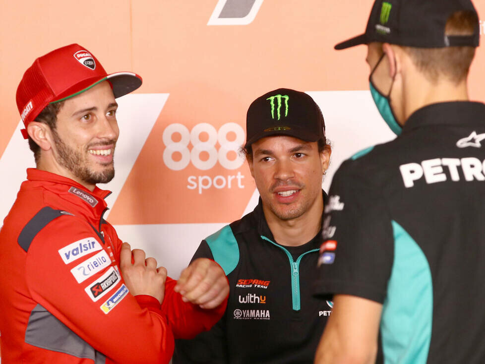 Andrea Dovizioso, Franco Morbidelli, Fabio Quartararo