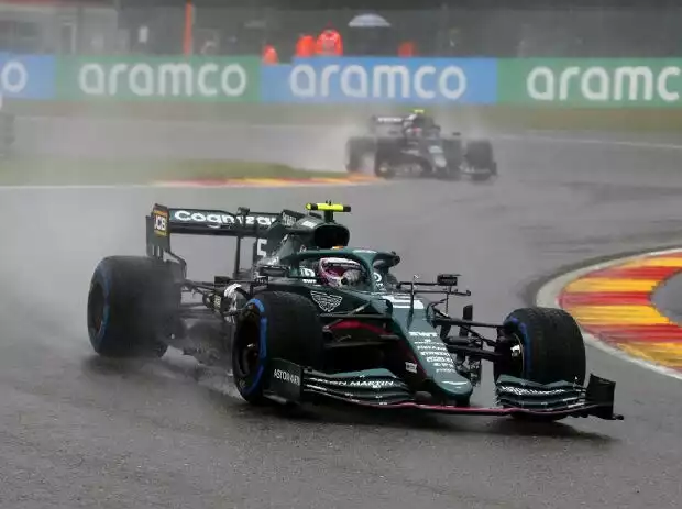 Titel-Bild zur News: Sebastian Vettel (Aston Martin) beim Großen Preis von Belgien der Formel 1 in Spa-Francorchamps
