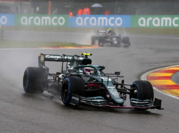 Titel-Bild zur News: Sebastian Vettel (Aston Martin) beim Großen Preis von Belgien der Formel 1 in Spa-Francorchamps
