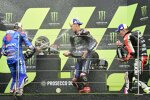 Alex Rins (Suzuki), Fabio Quartararo (Yamaha) und Aleix Espargaro (Aprilia) 