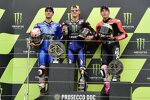 Alex Rins (Suzuki), Fabio Quartararo (Yamaha) und Aleix Espargaro (Aprilia) 