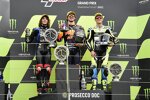 Marco Bezzecchi (VR46), Remy Gardner ( Ajo) und Jorge Navarro (Speed Up) 