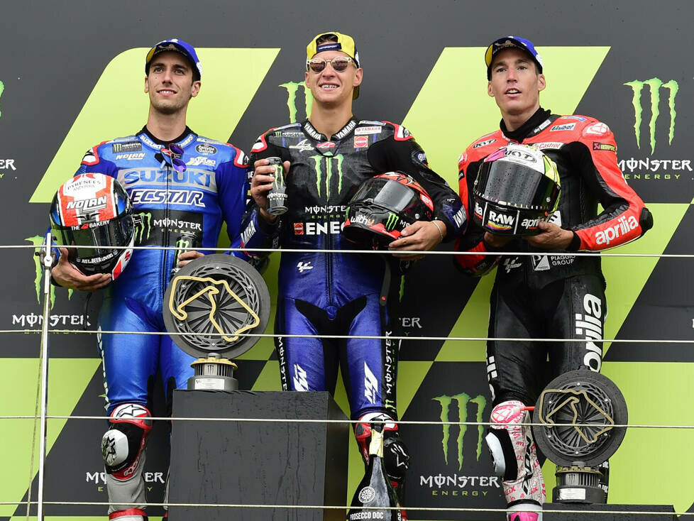 Alex Rins, Fabio Quartararo, Aleix Espargaro