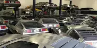 Bild zum Inhalt: Das Auto aus "Zurück in die Zukunft": 17 DeLorean DMC-12 in einer Garage!