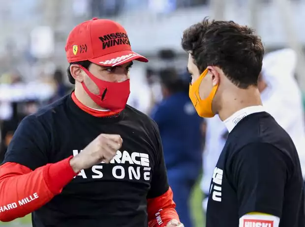 Titel-Bild zur News: Carlos Sainz, Lando Norris