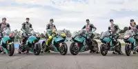 Gruppenfoto: Die Petronas-Teams der Saison 2021 in den WM-Klassen MotoGP, Moto2, Moto3