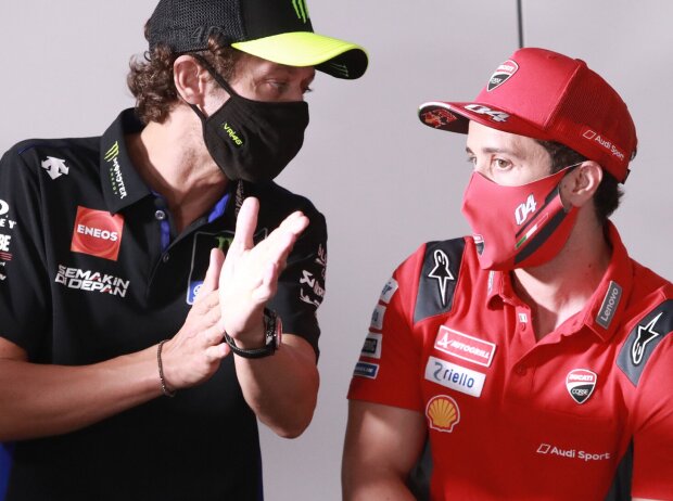 Titel-Bild zur News: Andrea Dovizioso, Valentino Rossi