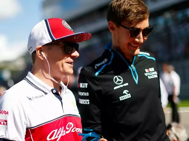 Kimi Räikkönen, George Russell Titel-Bild zur News: Kimi Räikkönen, George Russell