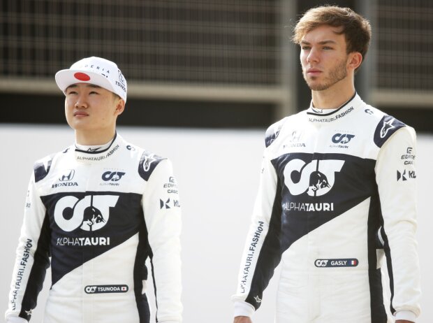 Yuki Tsunoda, Pierre Gasly Yuki Tsunoda, Pierre Gasly