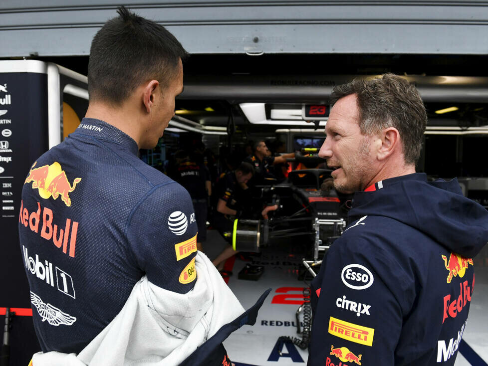 Alexander Albon, Christian Horner