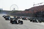 Valtteri Bottas (Mercedes), Sebastian Vettel (Aston Martin) und Esteban Ocon (Alpine) 