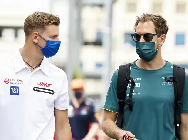 Mick Schumacher, Sebastian Vettel Titel-Bild zur News: Mick Schumacher, Sebastian Vettel