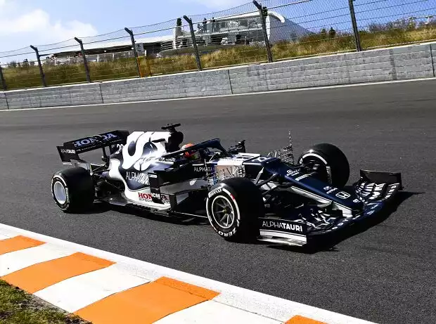 Titel-Bild zur News: Yuki Tsunoda (AlphaTauri AT02) im Freien Training zum Formel-1-Rennen in Zandvoort 2001
