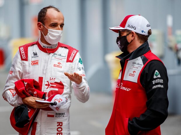 Titel-Bild zur News: Robert Kubica und Kimi Räikkönen