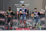 Jonathan Rea, Toprak Razgatlioglu und Andrea Locatelli 