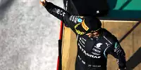 Valtteri Bottas (Mercedes) bei der Siegerehrung zum Grand Prix der Niederlande in Zandvoort 2021