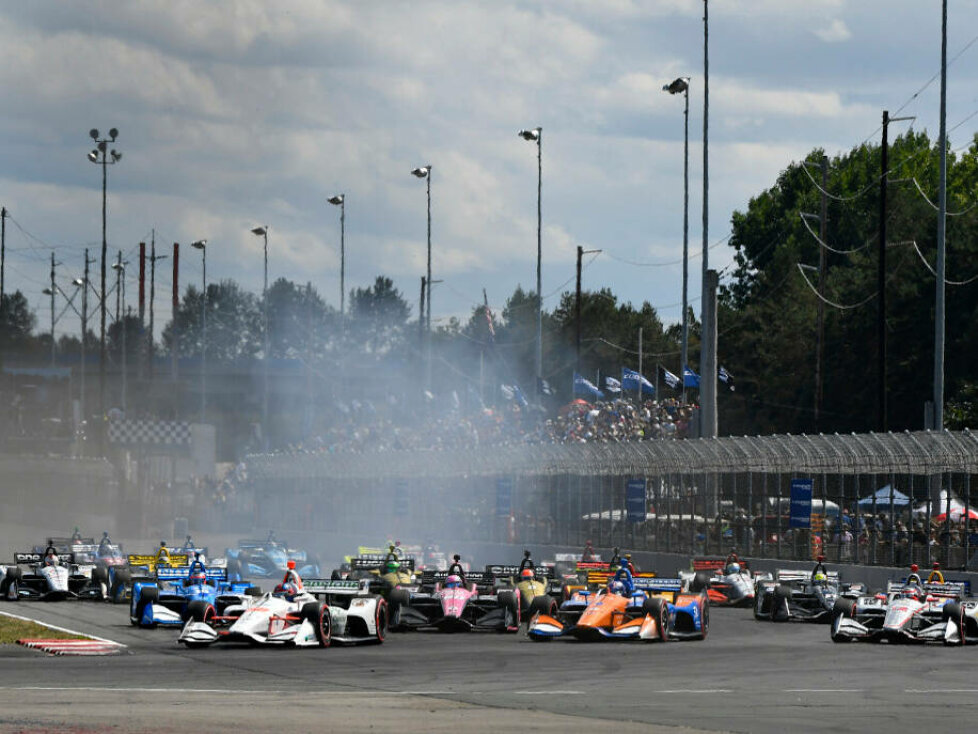 Start zum Grand Prix von Portland der IndyCar-Saison 2019: Colton Herta führt