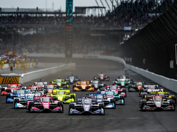 Start zum Indianapolis-Grand-Prix 1 der IndyCar-Saison 2021 Start zum Indianapolis-Grand-Prix 1 der IndyCar-Saison 2021