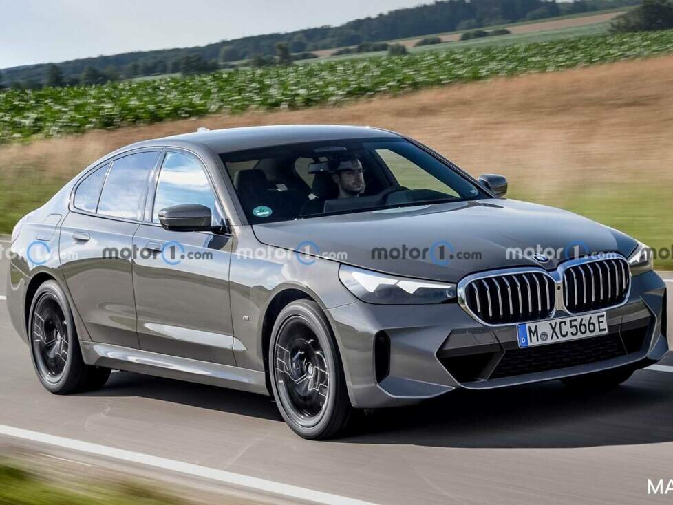 BMW 5 Series rendering