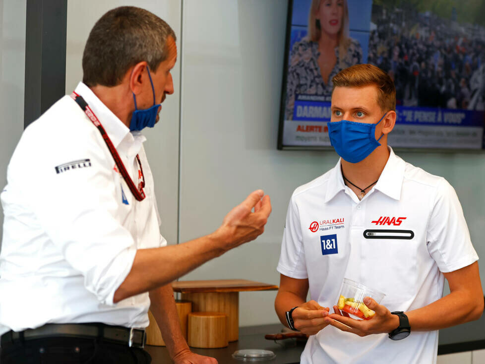 Günther Steiner und Mick Schumacher