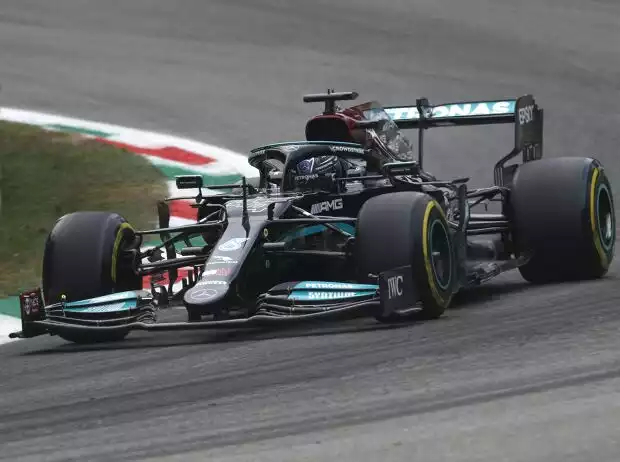 Lewis Hamilton (Mercedes) im ersten Freien Training zum Grand Prix von Italien in Monza 2021 Titel-Bild zur News: Lewis Hamilton (Mercedes) im ersten Freien Training zum Grand Prix von Italien in Monza 2021