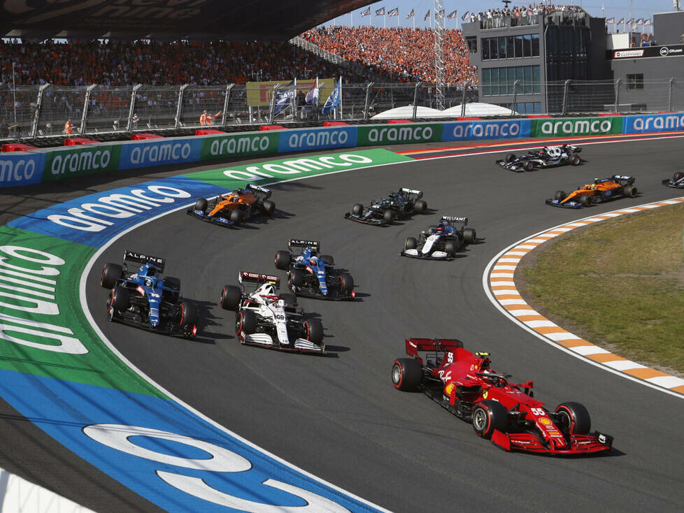 Carlos Sainz, Antonio Giovinazzi, Fernando Alonso, Esteban Ocon, George Russell