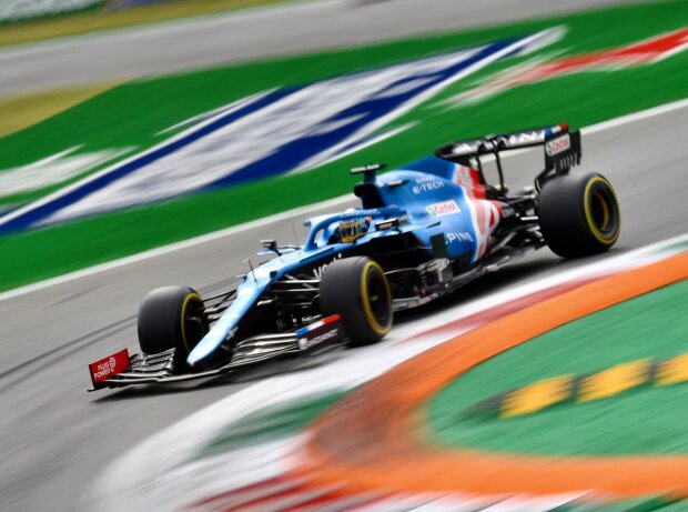 Titel-Bild zur News: Fernando Alonso (Alpine A521) beim Formel-1-Rennen von Italien in Monza 2021