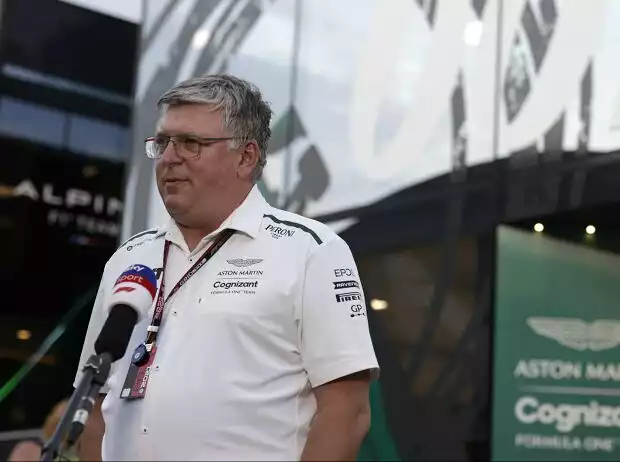 Otmar Szafnauer, Teamchef von Aston Martin, im Interview mit Sky Titel-Bild zur News: Otmar Szafnauer, Teamchef von Aston Martin, im Interview mit Sky