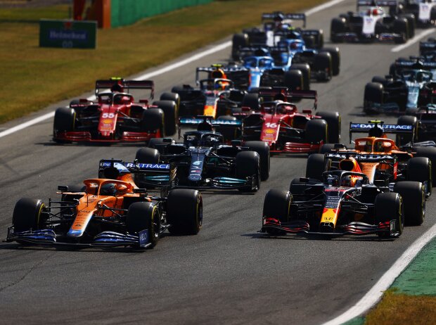Titel-Bild zur News: Daniel Ricciardo, Max Verstappen, Lewis Hamilton, Lando Norris, Charles Leclerc