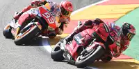 Bild zum Inhalt: Bagnaia und Marquez schildern packendes Duell um Aragon-Sieg