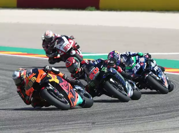 Titel-Bild zur News: Brad Binder, Fabio Quartararo, Enea Bastianini