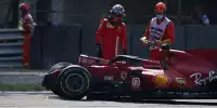 Carlos Sainz nach seinem Unfall im Training in Monza