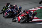 Michael Ruben Rinaldi vor Toprak Razgatlioglu und Jonathan Rea