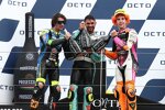 Dennis Foggia (Leopard), Niccolo Antonelli (Avintia) und Andrea Migno (Snipers) 