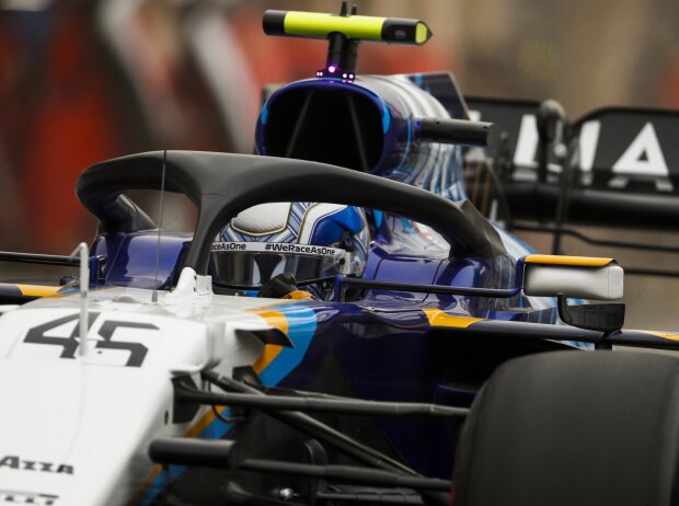 Roy Nissany (Williams) im Freien Training beim Formel-1-Rennen von Bahrain in Sachir 2021