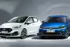 Bild zum Inhalt: Ford Fiesta vs. VW Polo: Facelifts im ersten Vergleich