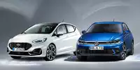 Bild zum Inhalt: Ford Fiesta vs. VW Polo: Facelifts im ersten Vergleich